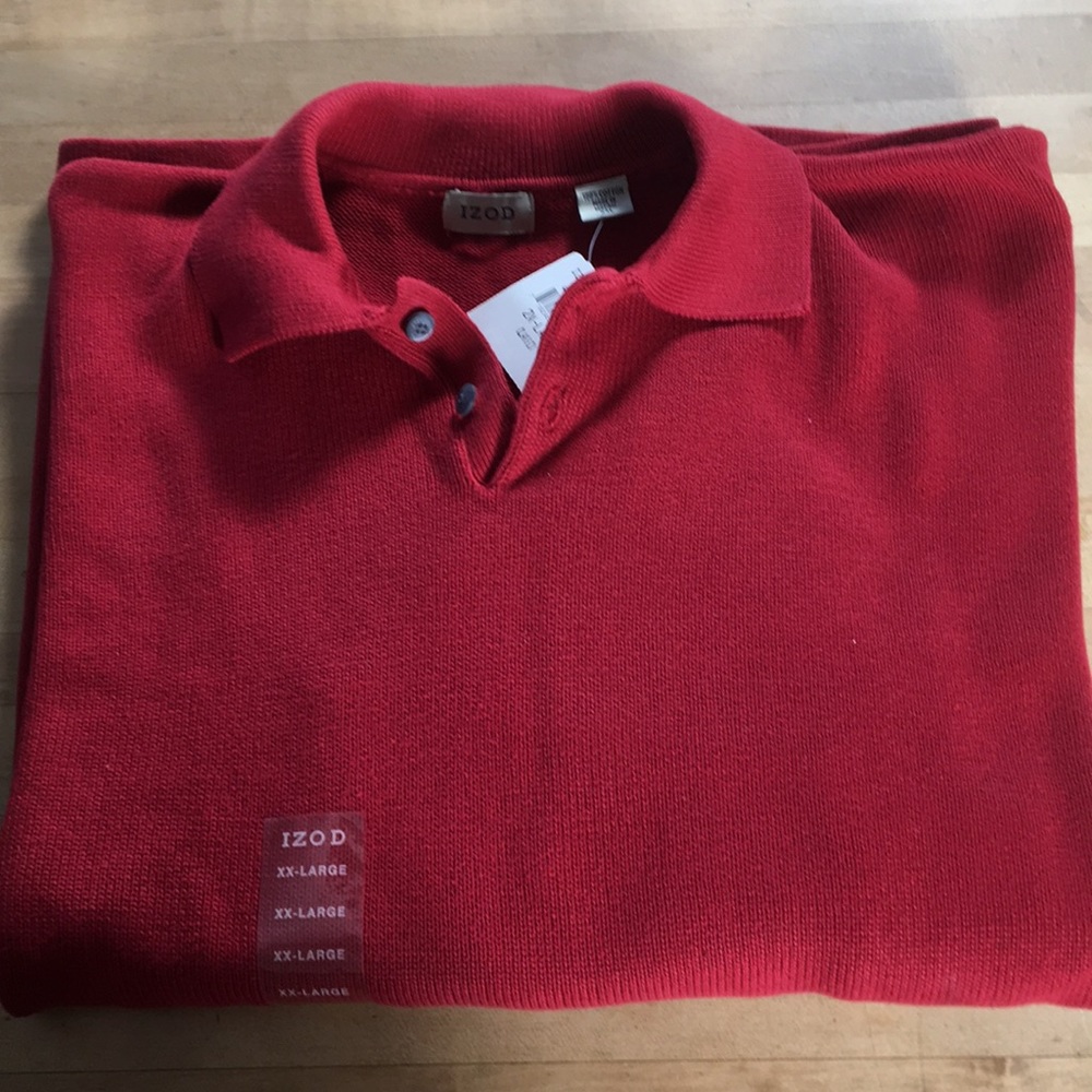 NWT Izod red sweater